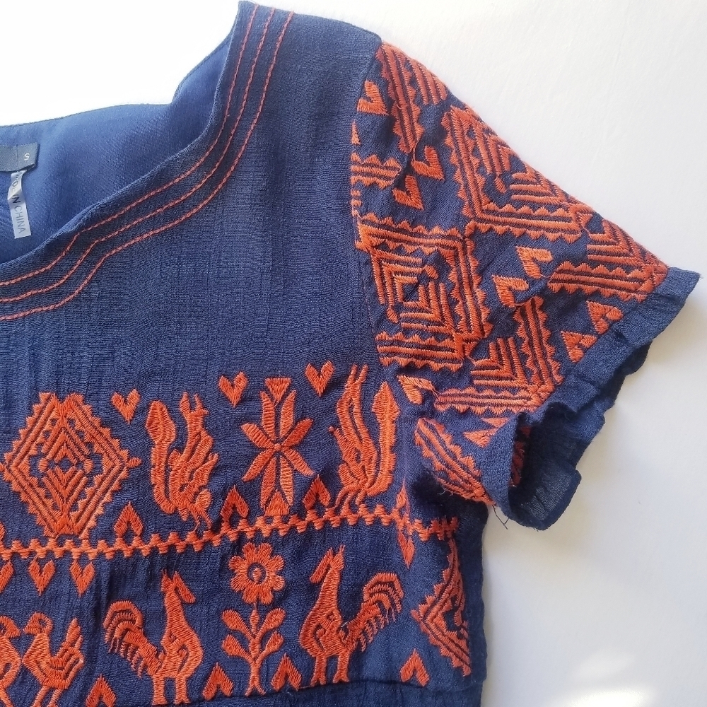 THML | Embroidery short sleeve top, S - Picture 3 of 7